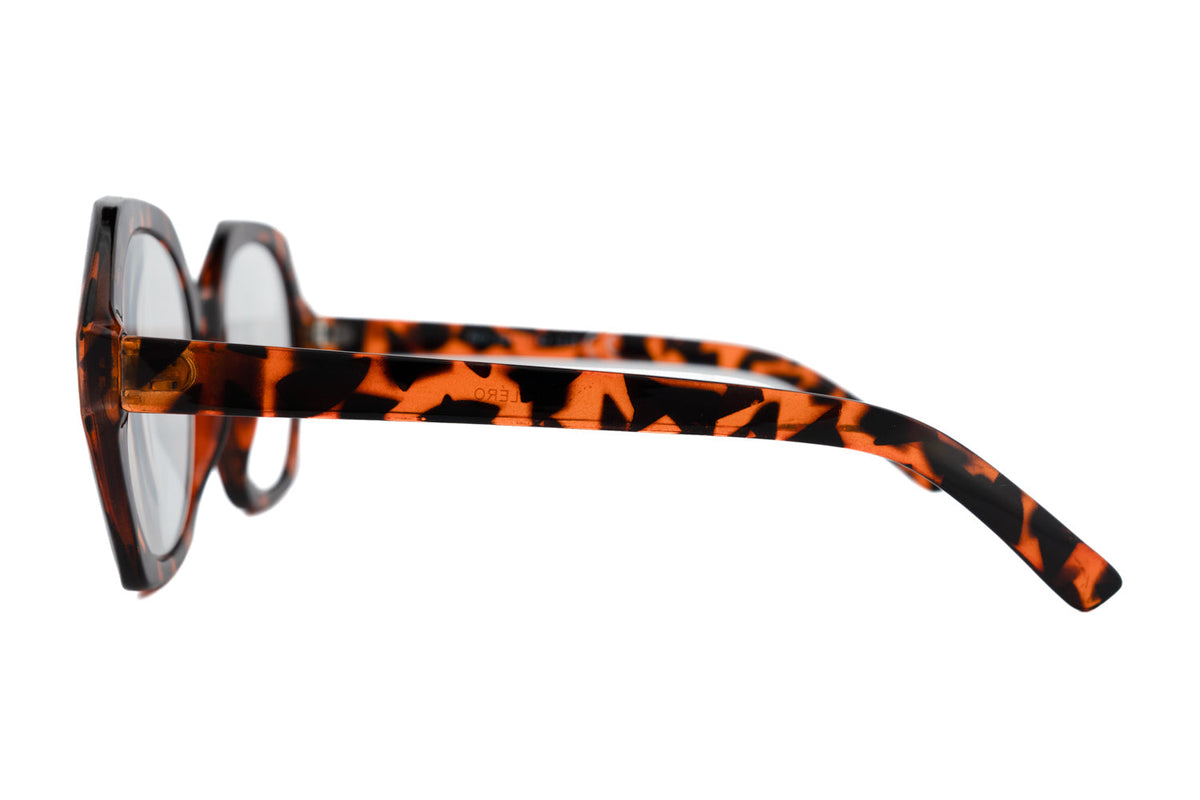 Boléro Saffron — Oversized Geometric Reading Glasses