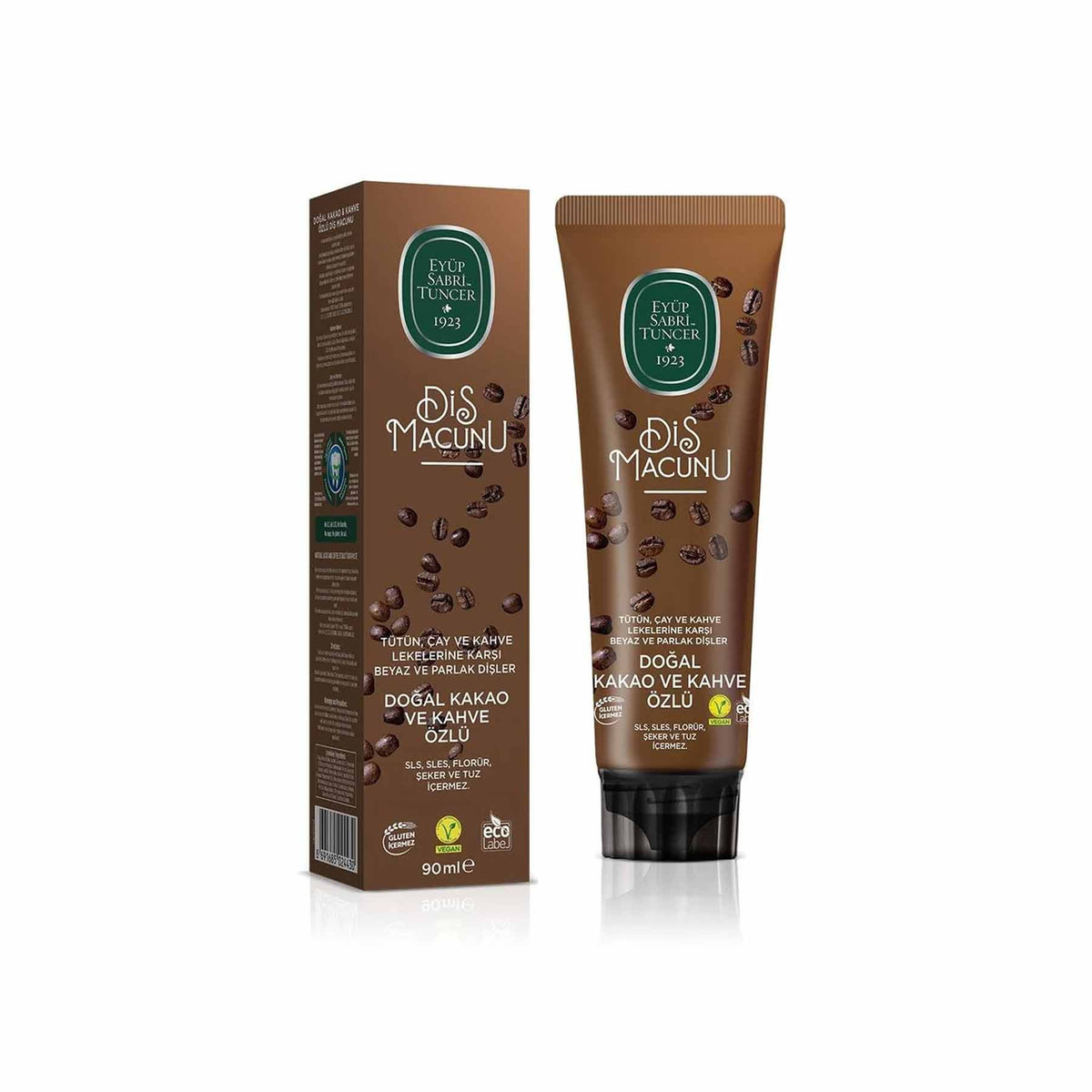 Cacao & Coffee Herbal Toothpaste – 90 ml | Gentle Whitening & Fresh Breath