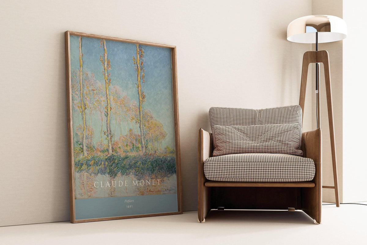 Claude Monet - Poplars | Famous Art (available handframed or unframed)