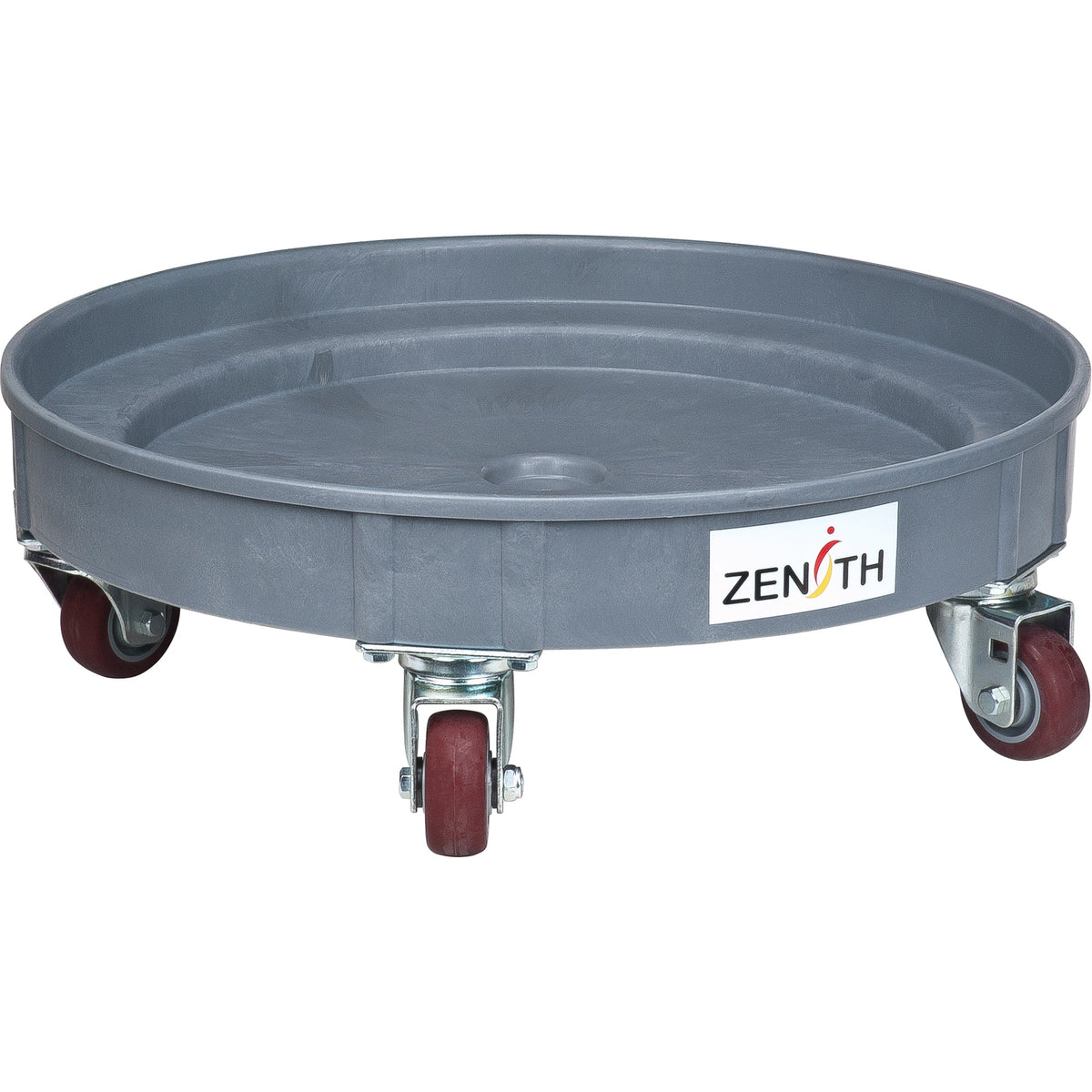Leak Containment Drum Dolly, 24.25" dia. X 7.625" H, 1.5 US Gal. Spill Cap.