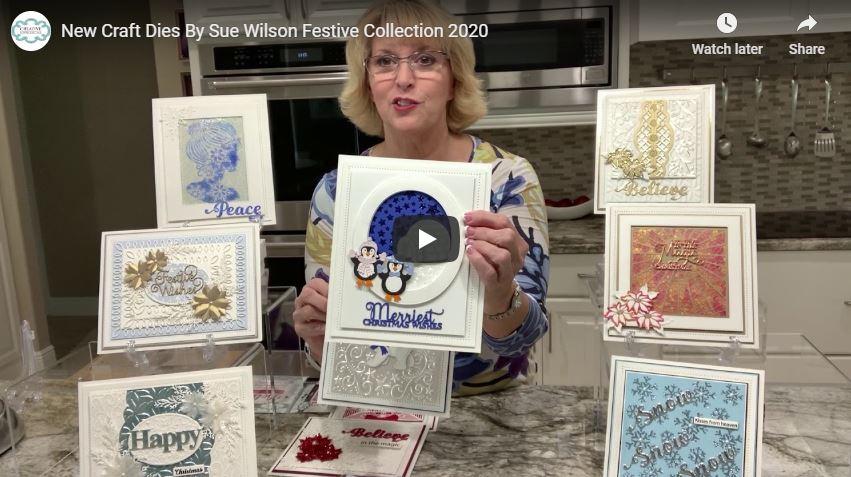 Dies by Sue Wilson Cadre ajustable Flocon de neige festif