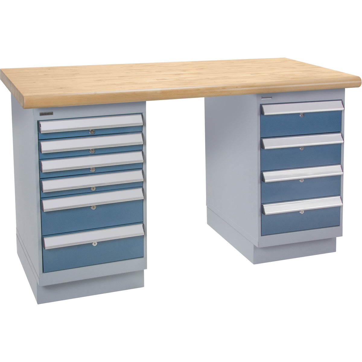 Heavy-Duty Workbench, Dual Drawers, 1500 lbs. Cap., 72" W x 30" D, 34" H
