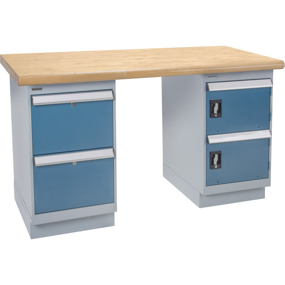 Workbench, Door & Drawers, 2500 lbs. Cap., 72" W x 36" D, 34" H