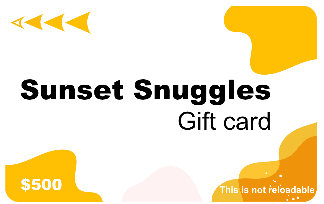 Sunset Snuggles Gift cards