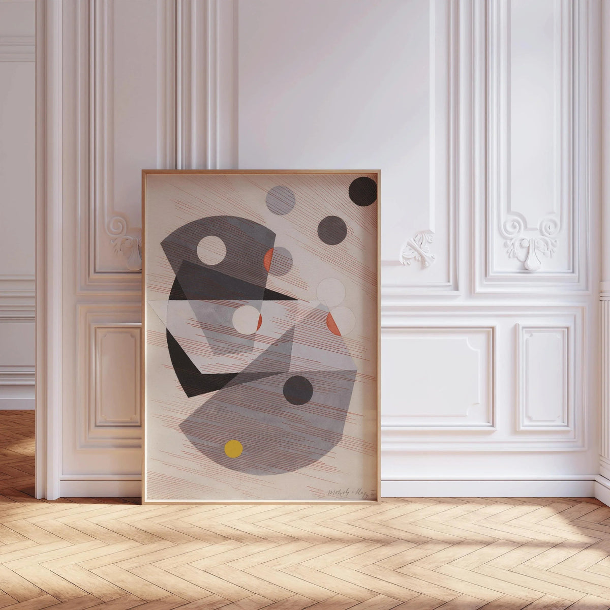 László Moholy-Nagy Bauhaus Art Print: Mid-Century Modern Giclee