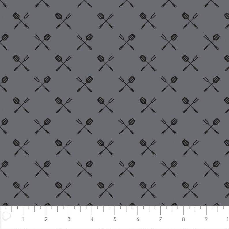 Grill Master- BBQ Accessories by Camelot Fabrics