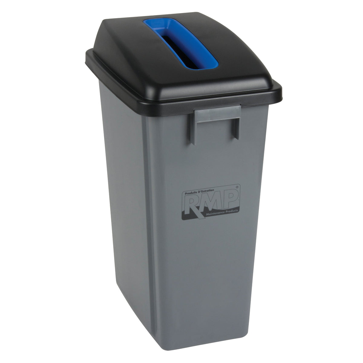 Recycling & Garbage Bin with Classification Lid, Plastic, 16 US gal.