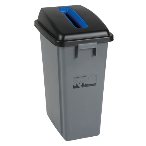 Classification des déchets - Couvercle, couvercle ouvert, plastique, adapté aux conteneurs de taille : 17-1/4" x 12-1/2"
