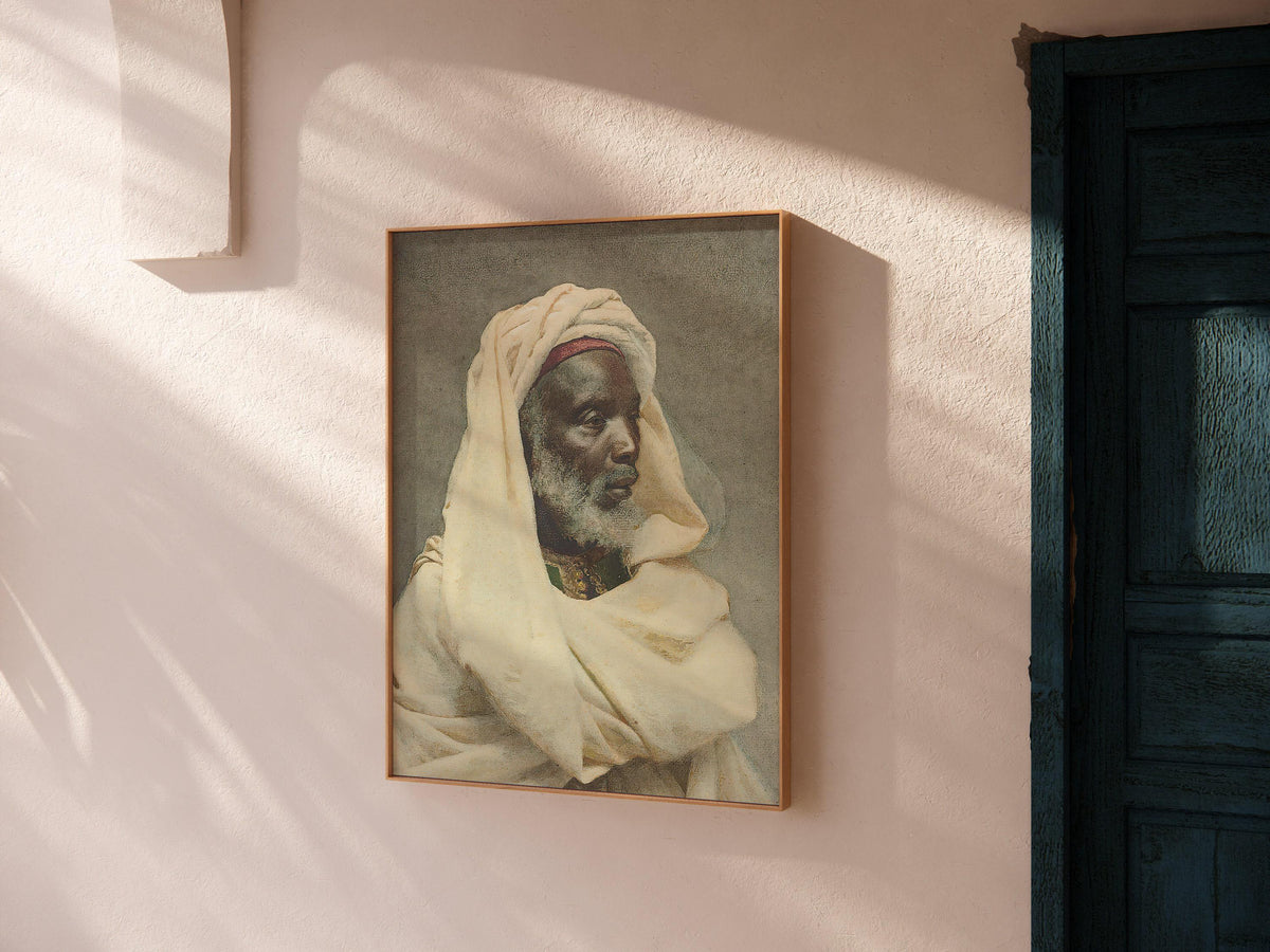 Josep Tapiró Baró - Moorish Elder | Famous Orientalist Art (available handframed or unframed)