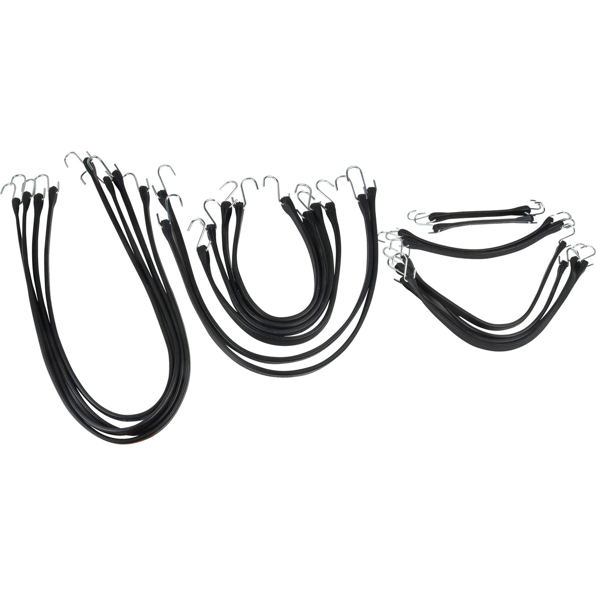 Rubber Tie Down Set, 9"