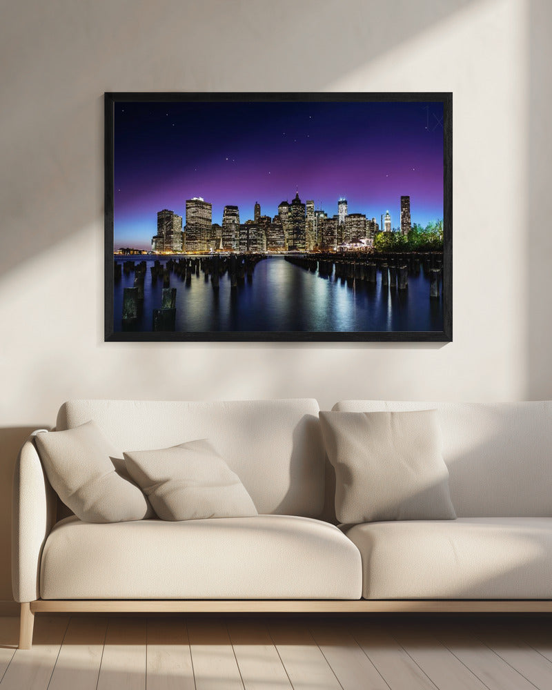 Art muralNew York Skyline