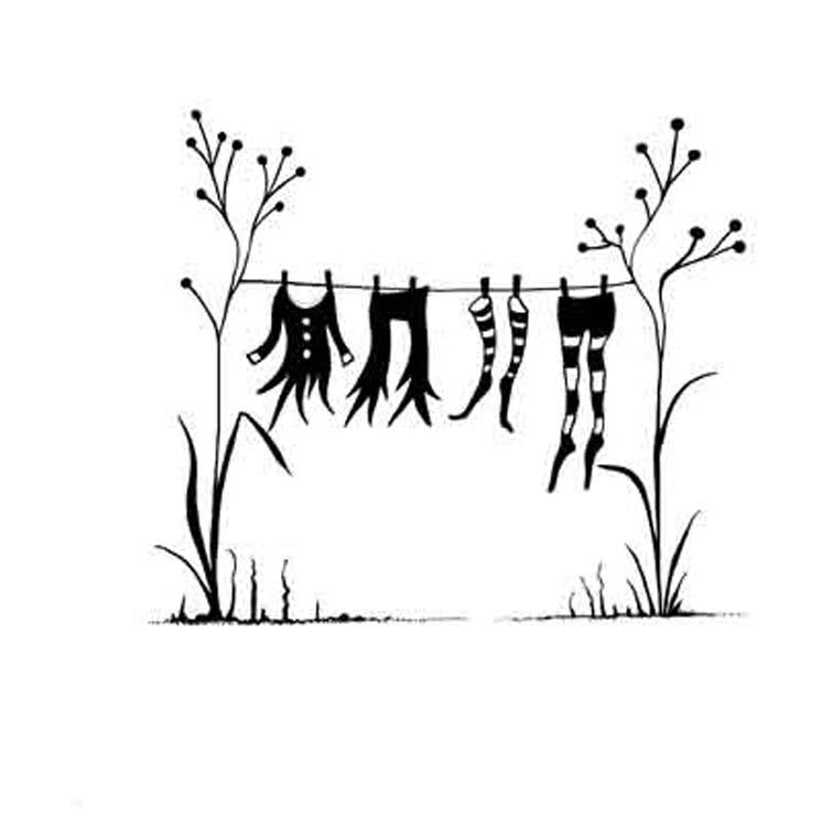 Lavinia Stamp - La corde à linge des fées