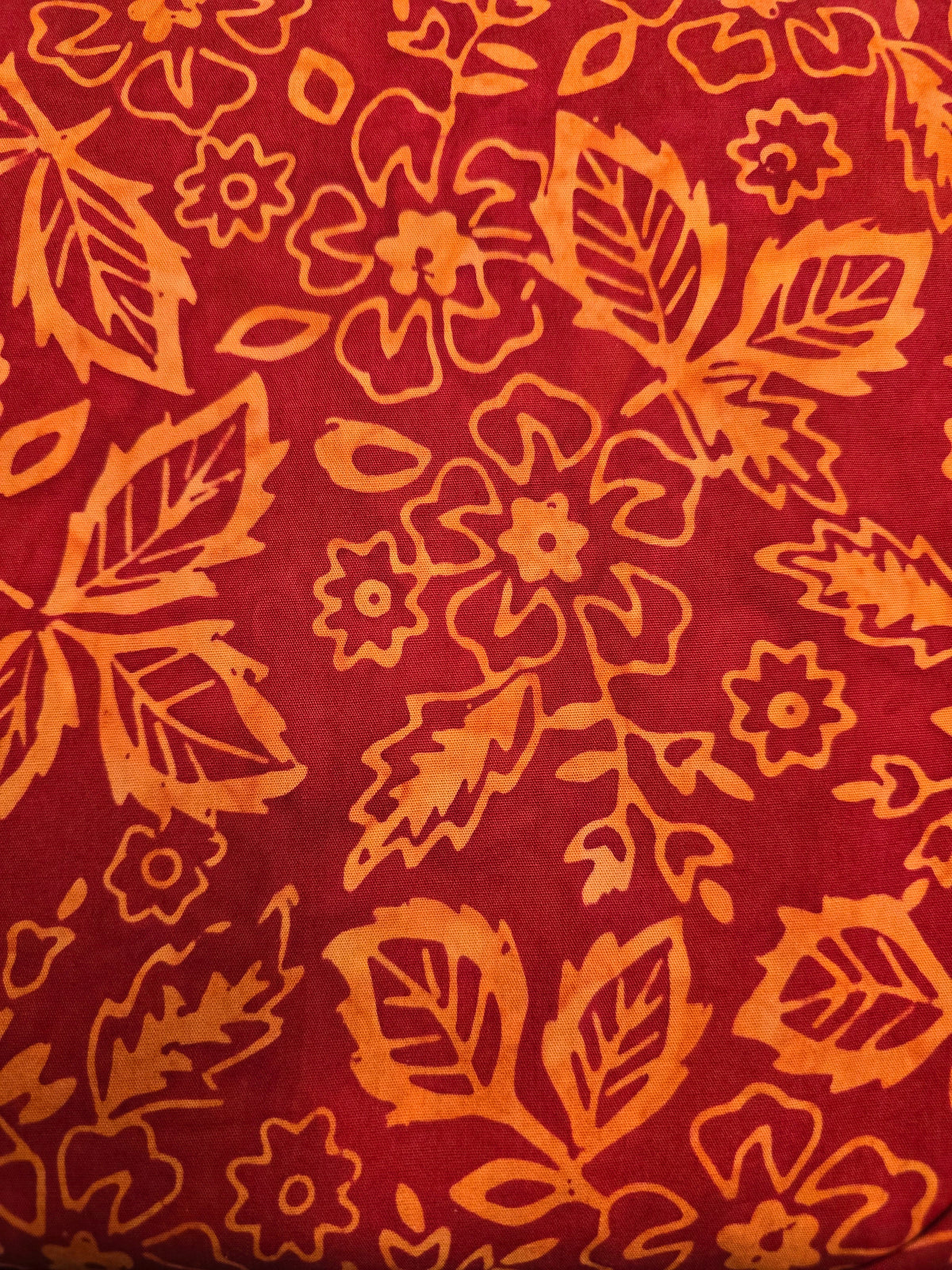Batiks Bavarian- Rouge Orange Fleur - JH23A8-RF