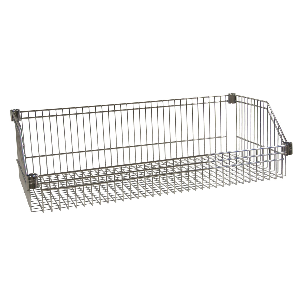 Étagère en treillis métallique, 45,7 cm (18 po) L x 121,9 cm (48 po) P, Capacité de 181,4 kg (400 lb)