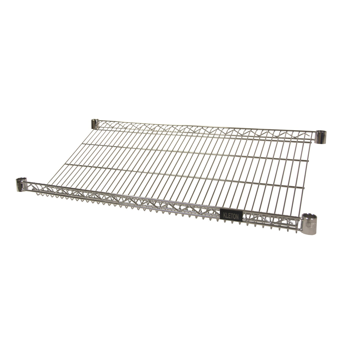 Étagère inclinée grillagée, 46 cm L x 91 cm P, capacité de 181 kg