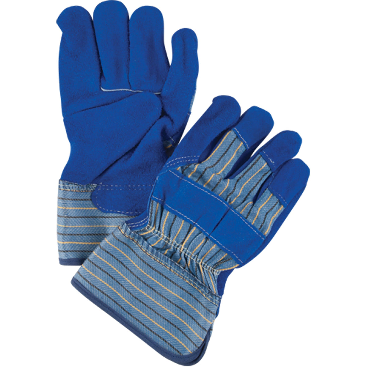 Gants de poseurs de qualité supérieure avec coutures en Kevlar®, grande taille, paume en croûte de cuir de bovin, doublure intérieure en coton