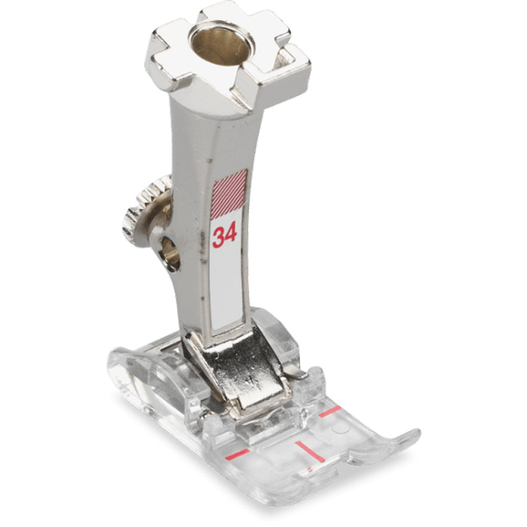 Pied presseur transparent pour marche arrière Bernina #34