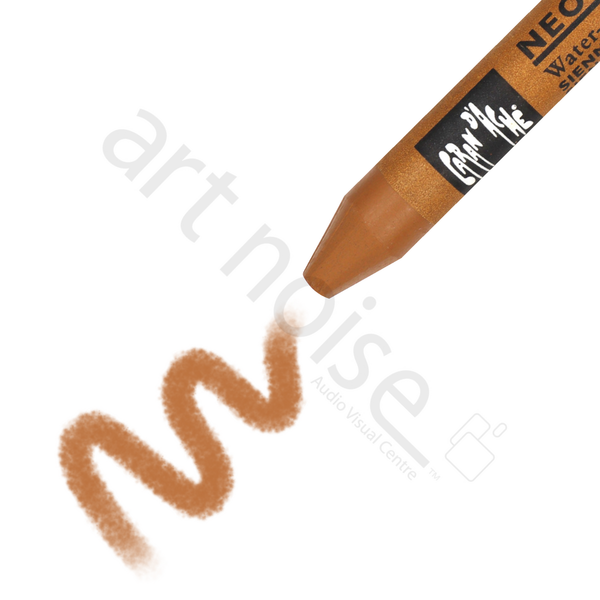 Caran d'Ache - Crayon cire aquarellable classique Neocolor II - Bruns et ocres