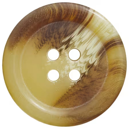 Hemline Buttons - 23mm 4 Hole - Marble Round