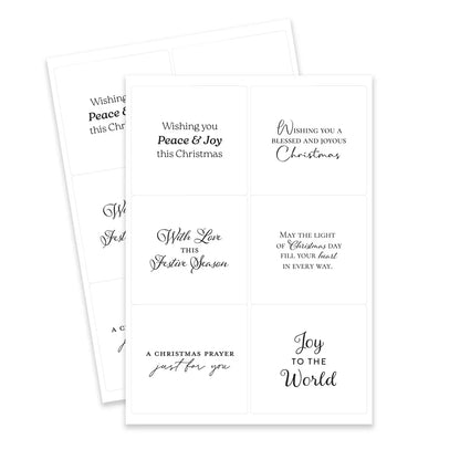 O Holy Night Peelables, 48 stickers