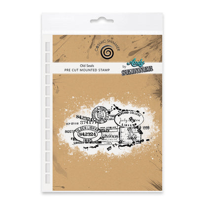 Old Seals Pre Cut Rubber Stamp Set by Andy Skinner