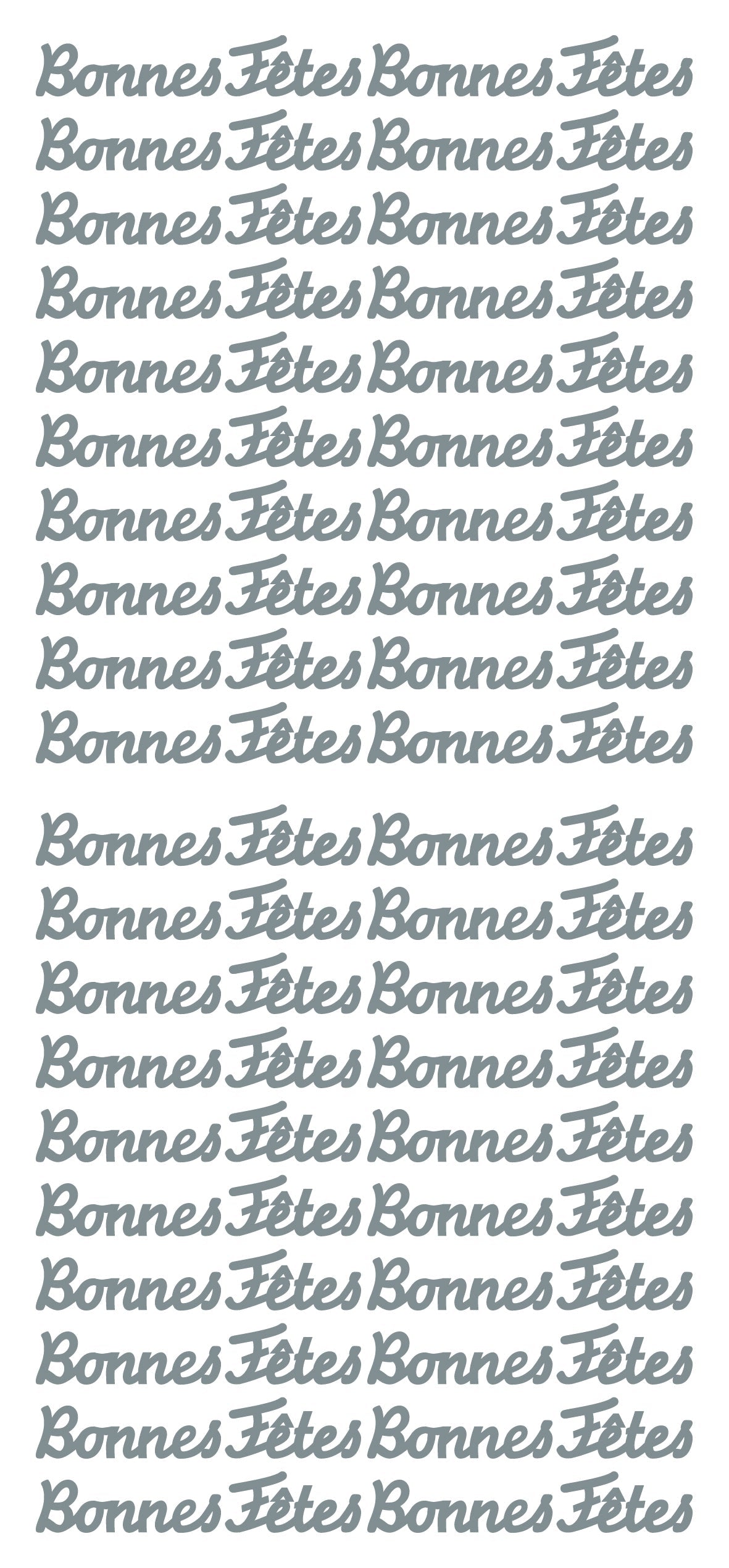 Peel Off Stickers - Bonnes Fêtes
