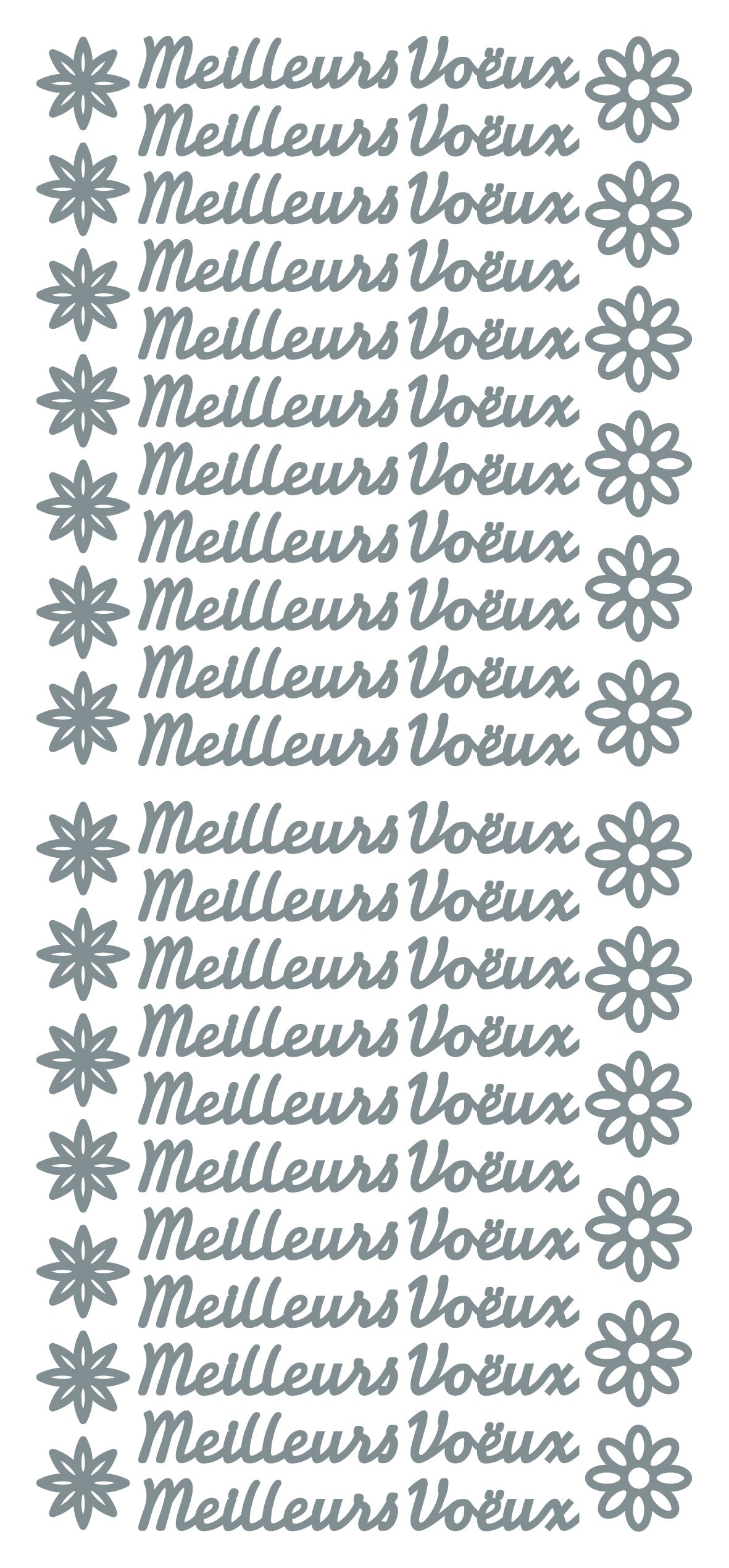 Peel Off Stickers - Meilleurs Voëux