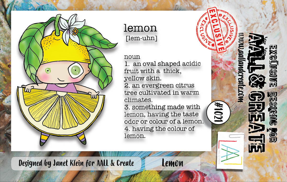 AALL and Create #1021 - A7 Stamp Set - Lemon