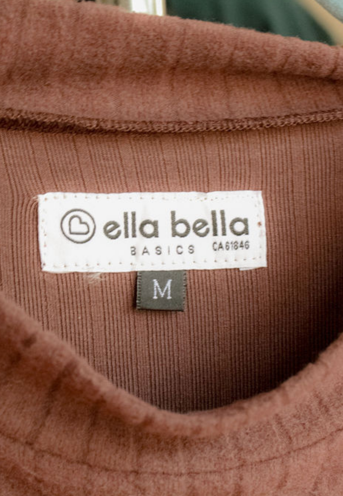 Robe de maternité à volants marron chocolat