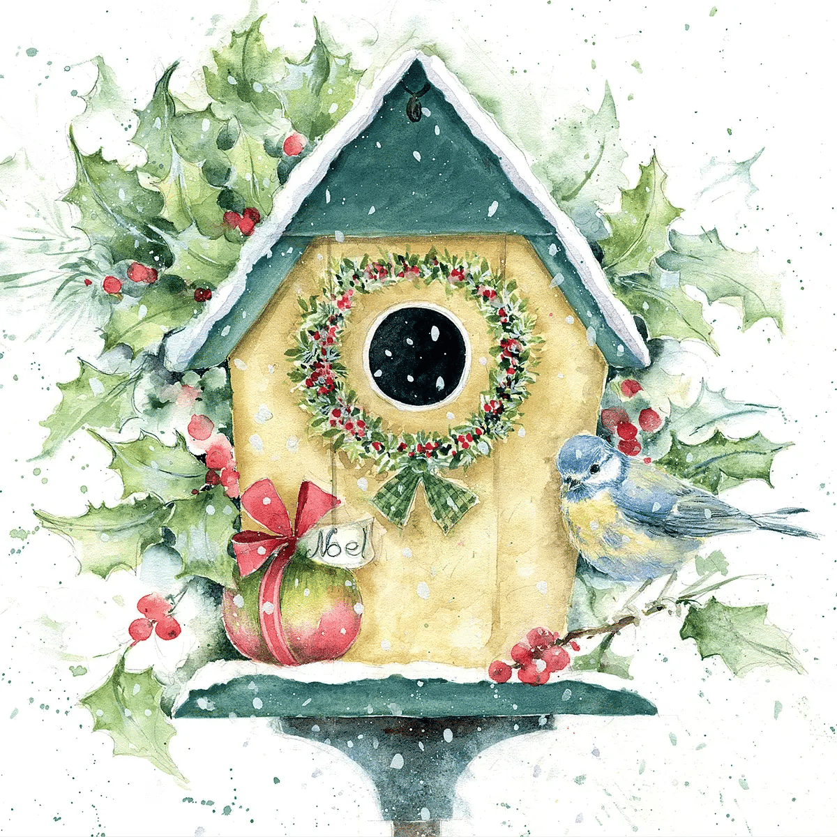 Découpage prédécoupé – Nichoir de Noël (Lot de 3)