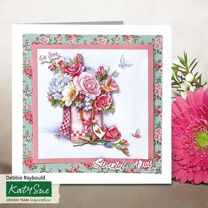 Découpage Prédécoupé – Rempli de Fleurs (Paquet de 3)
