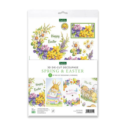 Die Cut Decoupage – Spring and Easter (Pack Of 12)