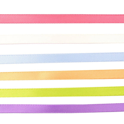 Ruban de Satin Vaessen Creative 6 Couleurs 6mmx2m Printemps