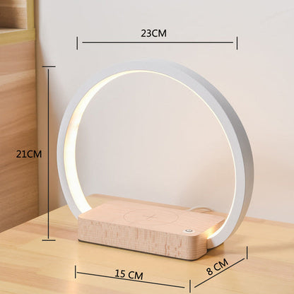 Lampe de table moderne multifonctionnelle avec recharge sans fil
