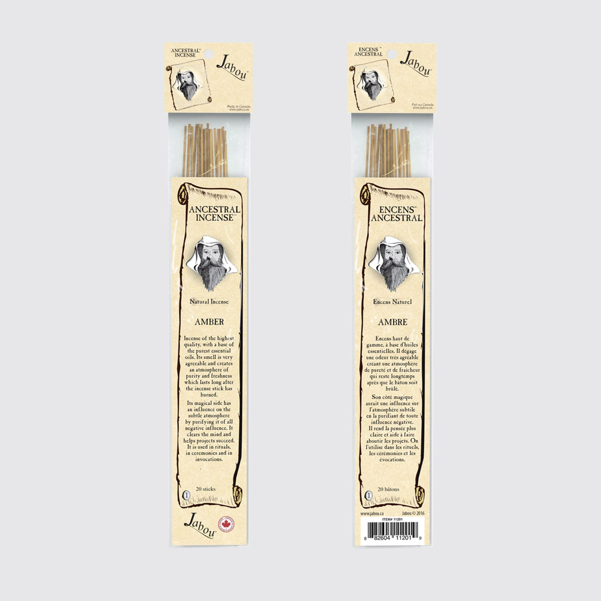 Ancestral #01 Amber Incense Sticks