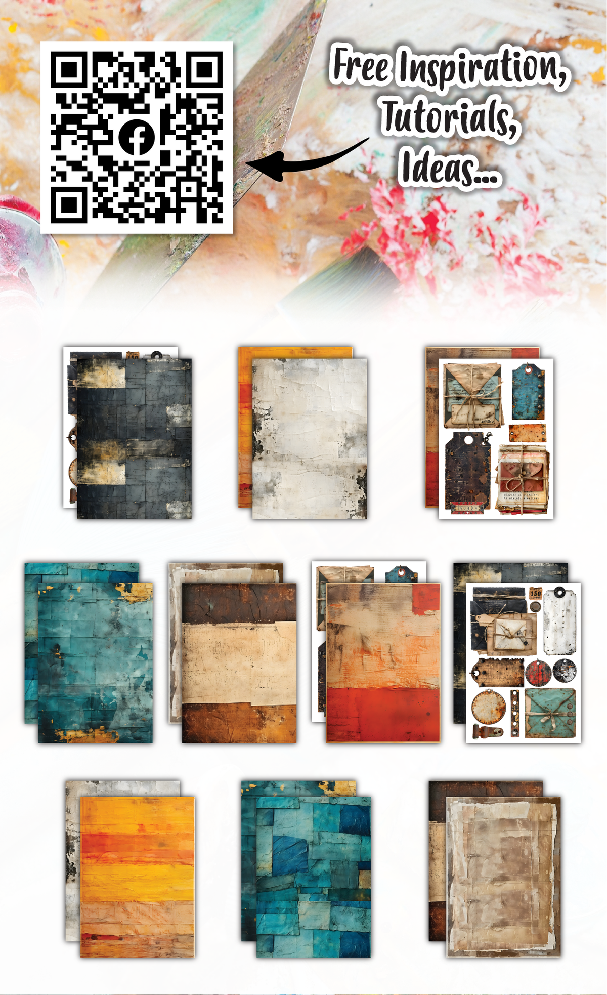 AALL and Create - Papier Design A6 - Rusty Rhythms