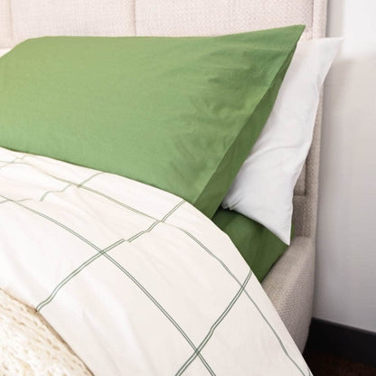 Housse de couette en percale de coton bio Essential