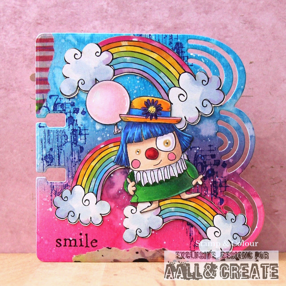 AALL and Create - Set de tampons A7 - Clown Around