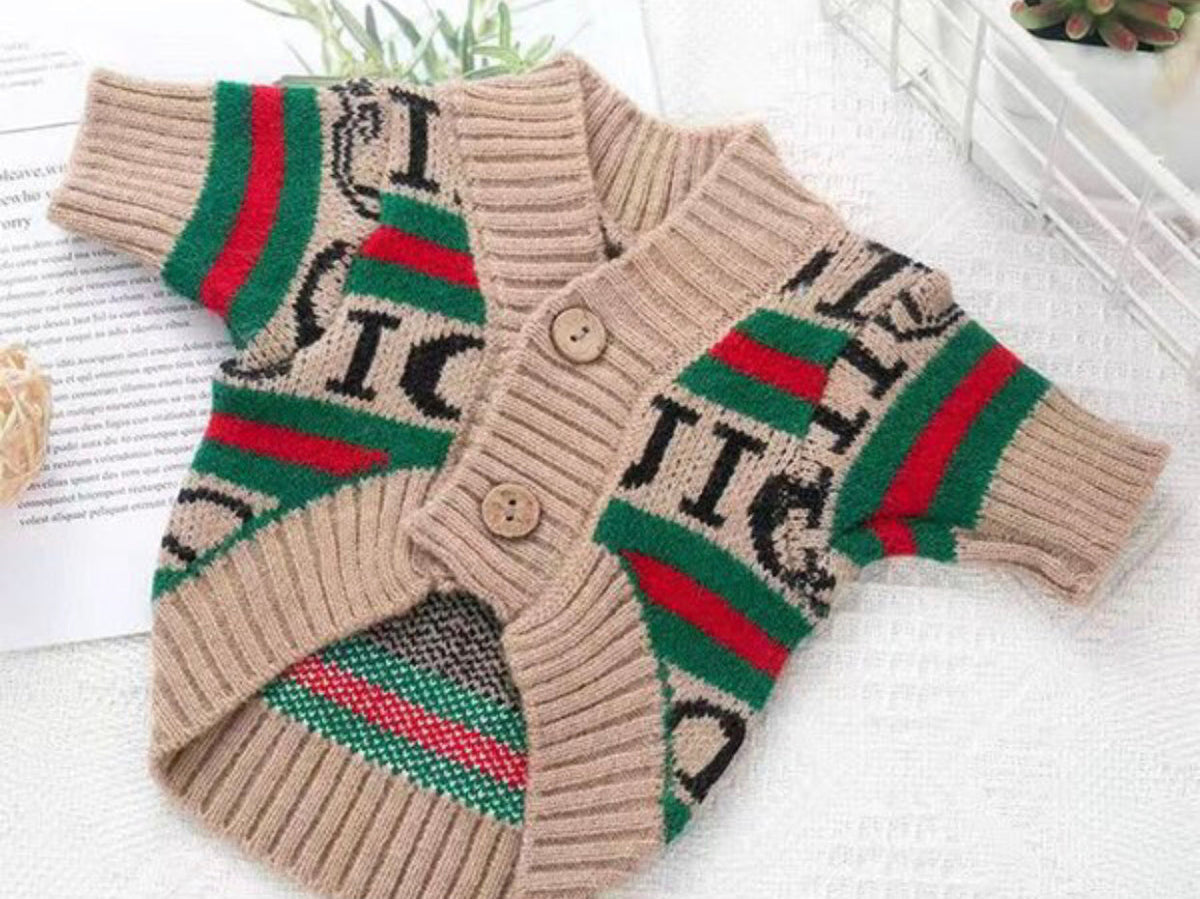 Cardigan pour chien Gigi | Haut en maille