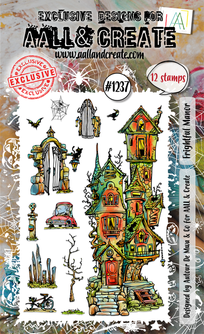 AALL and Create - A6 Stamp Set - Frightful Manor