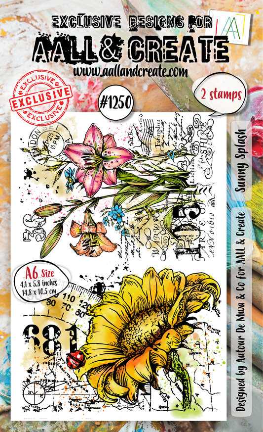 AALL and Create - A6 Stamp Set - Sunny Splash