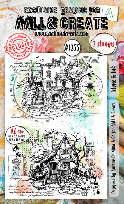 AALL and Create - Set de tampons A6 - Stone & Ink