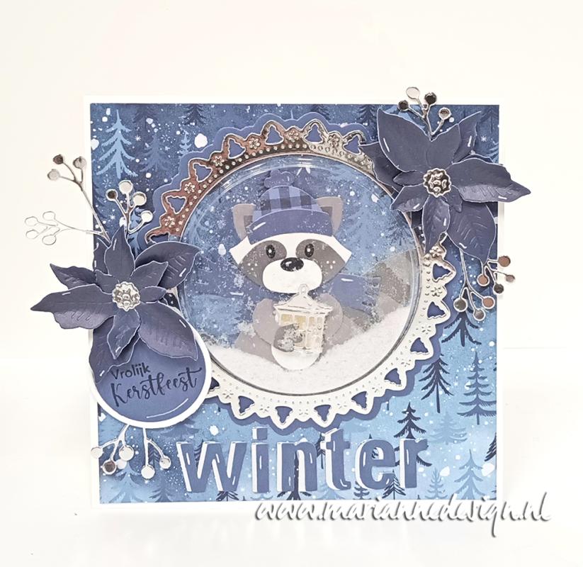 Bloc de papier Marianne Design A4 - Hygge d'hiver