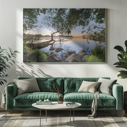Décoration murale Vue sur le lac