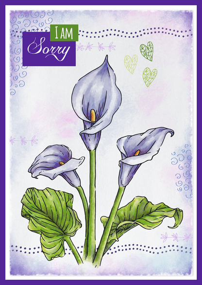 SL Tampon Transparent Calla Lily Essentials 105x148x3mm 11 PC nr.156