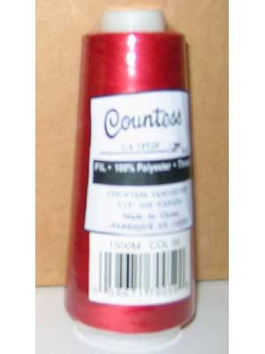 Countess Serger Thread, Polyester, 40/2, 1500M