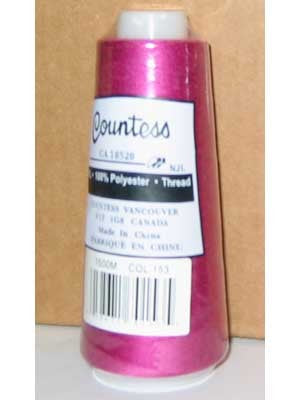 Countess Serger Thread, Polyester, 40/2, 1500M