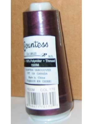 Countess Serger Thread, Polyester, 40/2, 1500M