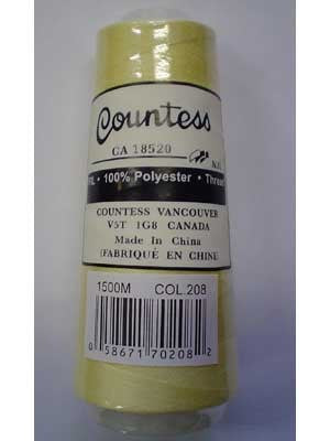 Countess Serger Thread, Polyester, 40/2, 1500M