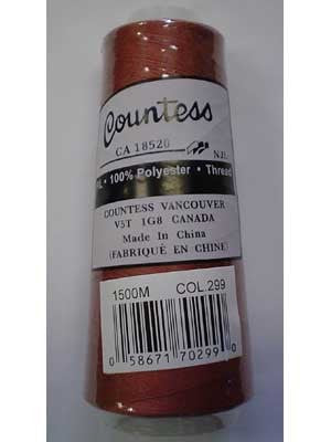 Countess Serger Thread, Polyester, 40/2, 1500M